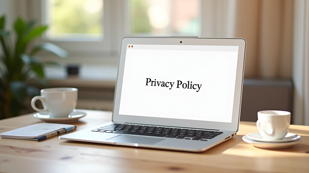 Webpagina met duidelijk zichtbare privacy verklaring naast contactformulier